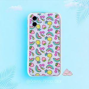 Cute Kawaii Fruit iPhone Case iPhone 12/12 Pro🍒🍍🌴